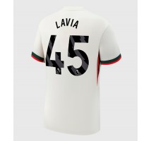 Chelsea Romeo Lavia #45 Koszulka Wyjazdowa 2025-26 Krótki Rękaw